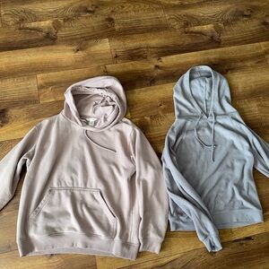 SMALL hoodies brown and gray